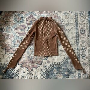 WMNS WEAR Designed in London Ezra Chocolate & Cream Beige Jumpsuit Sweater